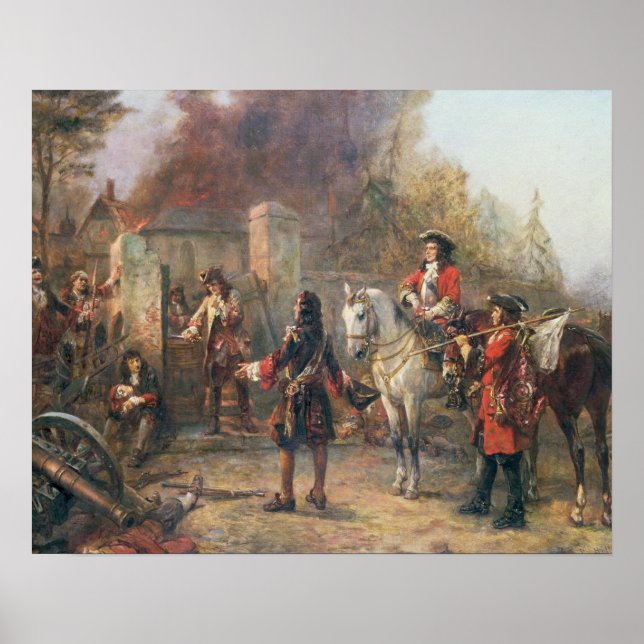 Poster The Garrison of the Village Had At Last (Devant)