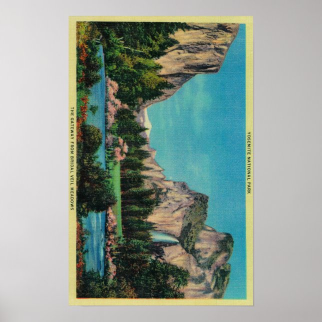 Poster The Gateway from Bridal Veil Meadows (Devant)