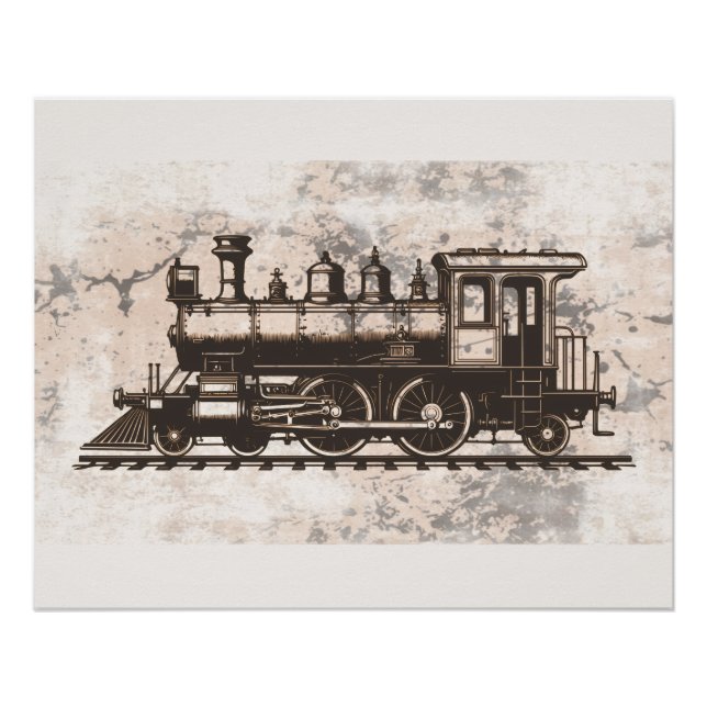 Poster The golden age of steam (Devant)