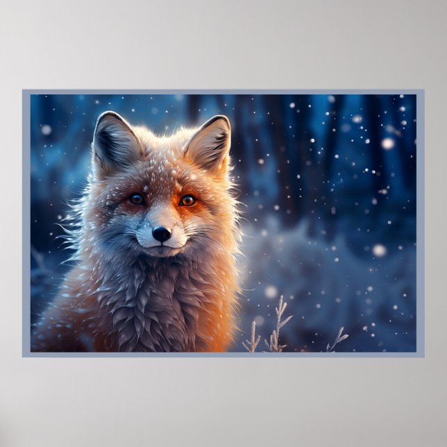 Poster The Golden Eyes of the Wild Fox (Devant)