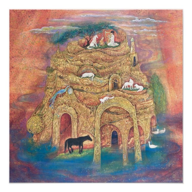 Poster The Golden Labyrinth of Animal Paradise (Devant)