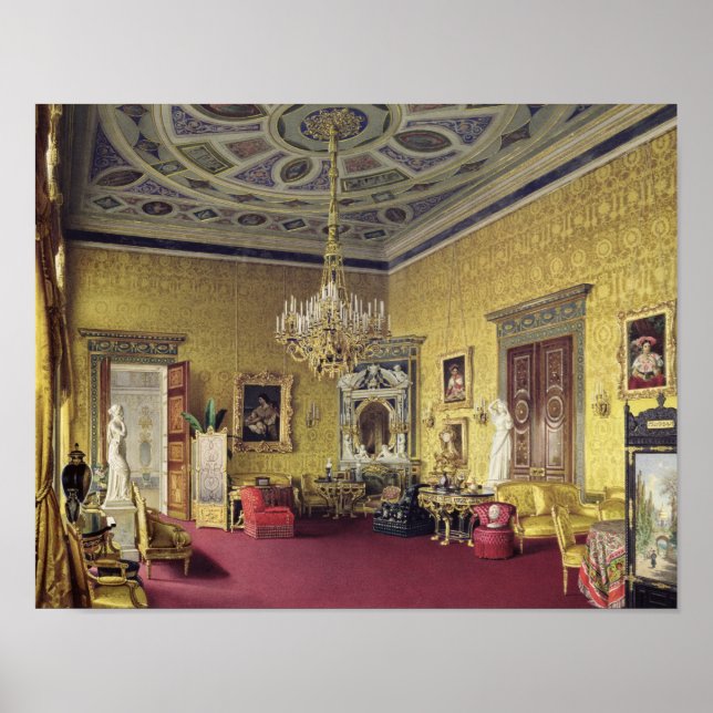 Poster The Great Agate Hall in the Catherine Palace (Devant)