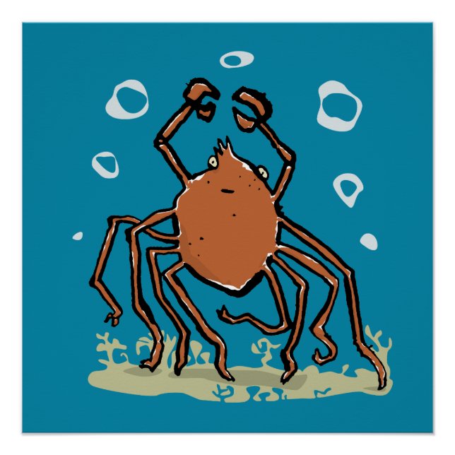Poster the groovy sea spider (Devant)