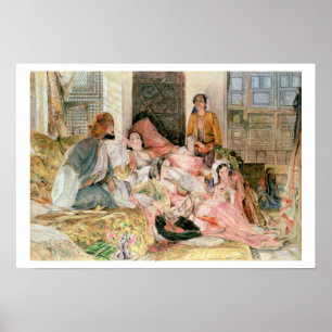 Poster The Harem, c.1850