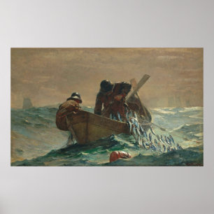 Poster The Herring Net, par Winslow Homer