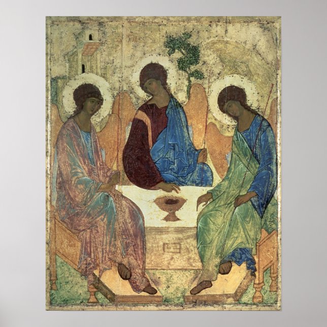 Poster The Holy Trinity, 1420 s (Devant)