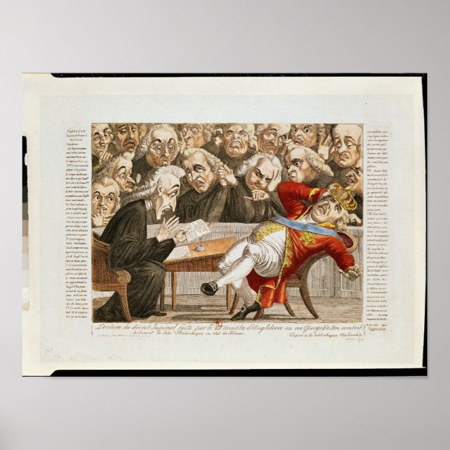 Poster The Imperial Decree to George III (Devant)