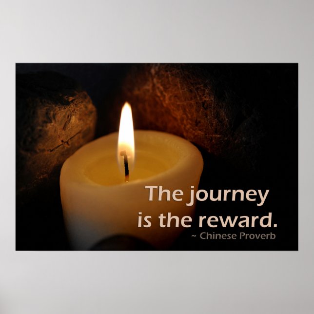 Poster The journey is the reward (Devant)