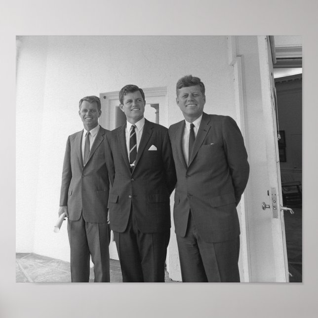 Poster The Kennedy Brothers -- John, Robert, And Ted (Devant)