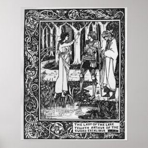 Poster The Lady of the Lake telleth Arthur