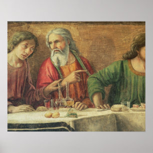 Poster The Last Supper, 1480 (fresco) (détail de 61997) 2