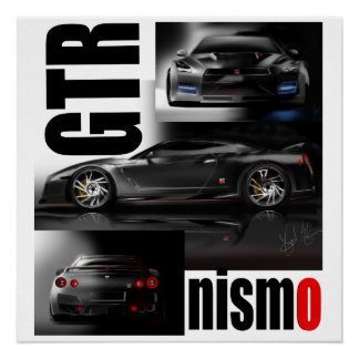 Poster The Legendary Supercar GTR Godzilla