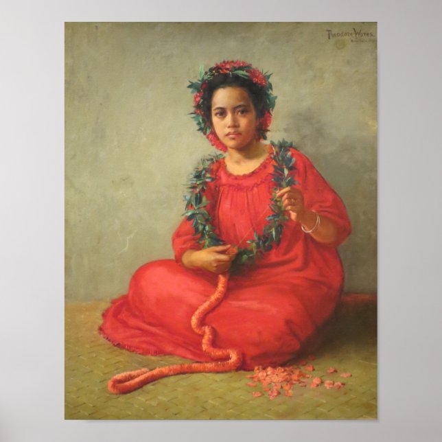 Poster 'The Lei Maker' - Theodore Worth (Devant)