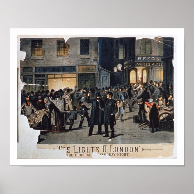 Poster 'The Lights O' London' (litho couleur) (Devant)
