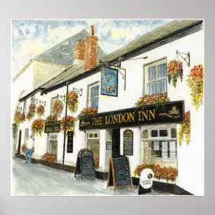 Poster 'The London Inn (Padstow)'