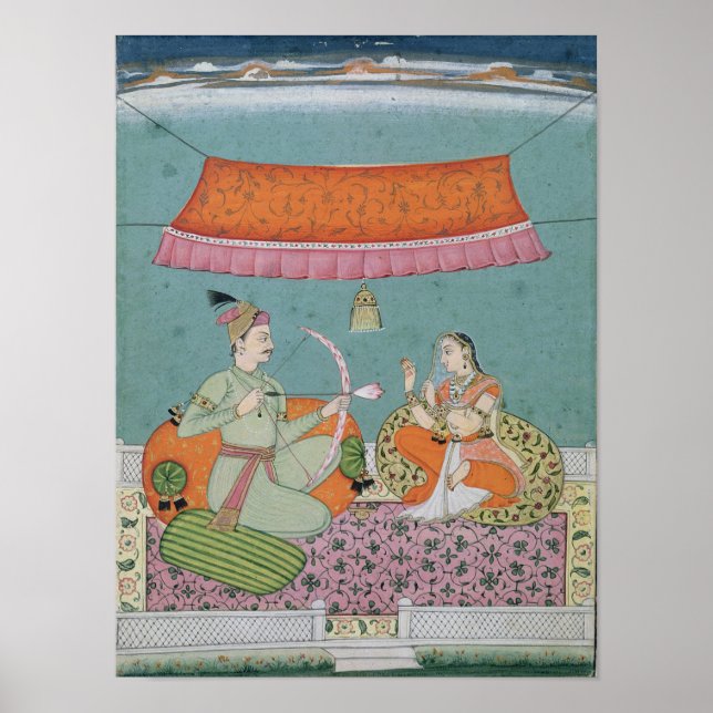 Poster The Lotus Arrow, Bilaspur, c.1750 (Devant)