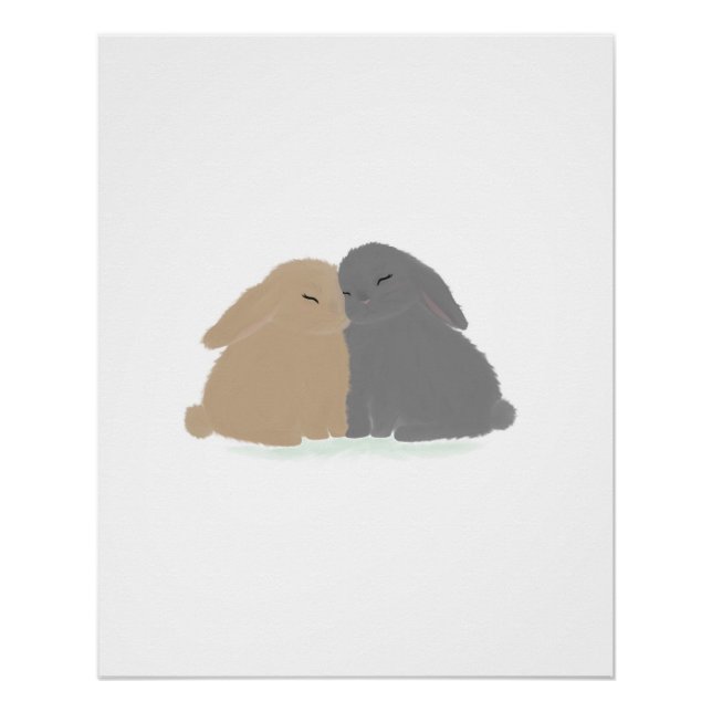 Poster The Love Bunnies! (Devant)