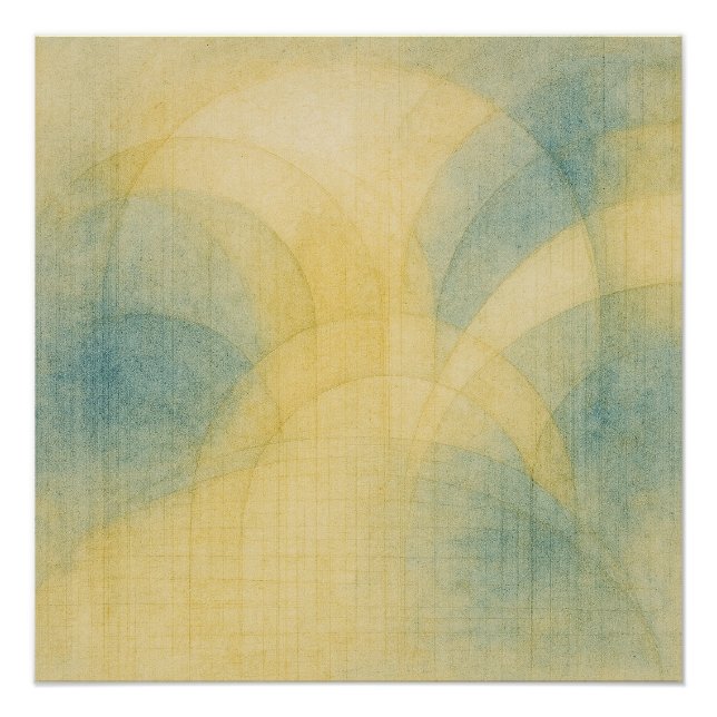 Poster The Luminous Garden Pt4 Japandi Pale Gold (Devant)
