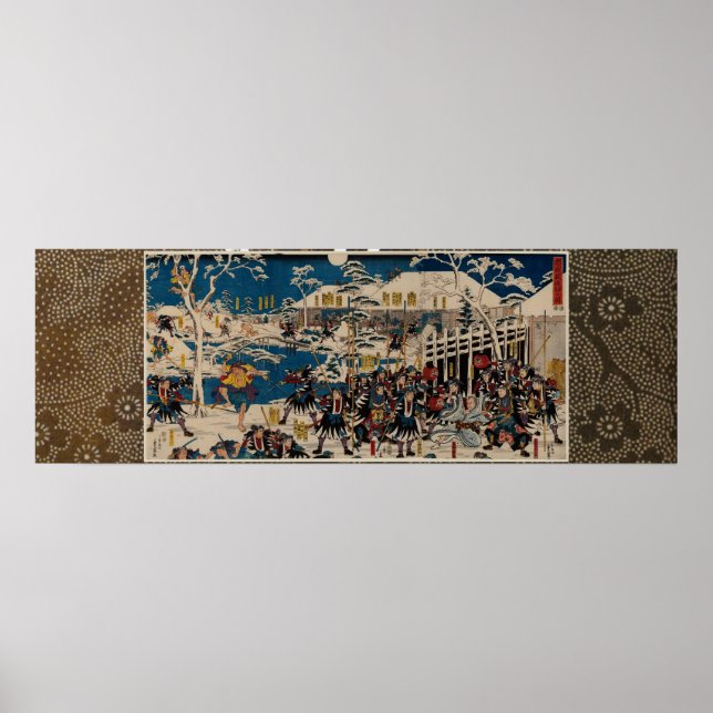 Poster The Night Attack in Chûshingura 47 RONIN (Devant)