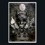 Poster 'The Night Marcher' art print - (pop surreal art)<br><div class="desc">Fantastic art poster print of my painting 'The Night Marcher'. Superb print quality and ready to frame. Add a a splash of spooky tiki cool to your walls today!</div>