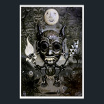 Poster 'The Night Marcher' art print - (pop surreal art)<br><div class="desc">Fantastic art poster print of my painting 'The Night Marcher'. Superb print quality and ready to frame. Add a a splash of spooky tiki cool to your walls today!</div>