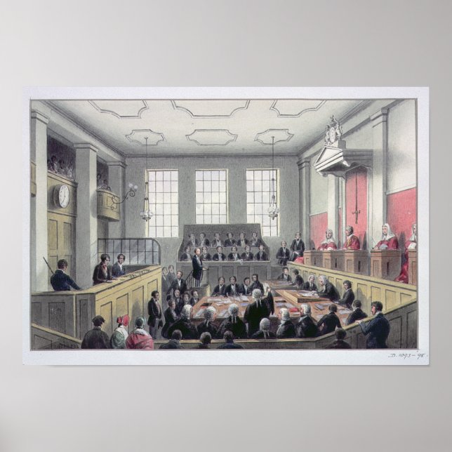 Poster The Old Bailey, London (Devant)