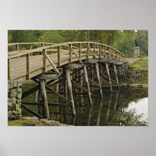 Poster The Old North Bridge, Minute Man National (Devant)