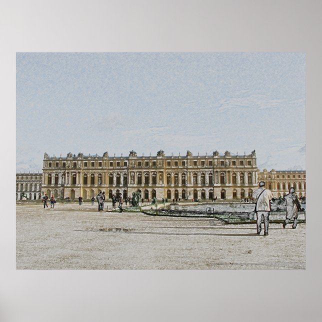 Poster The Palace of Versailles (Devant)