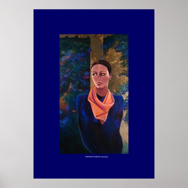 Poster : THE PEACH SCARF (c) S.Tammany (Devant)