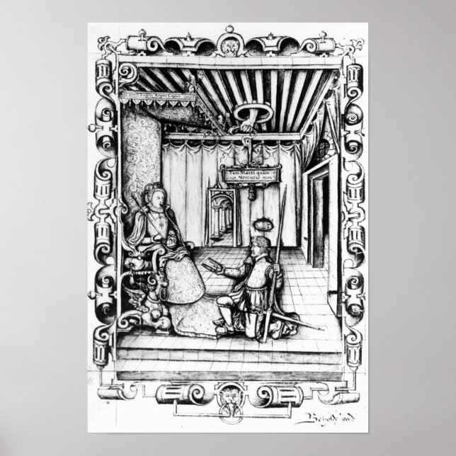 Poster The poet George Gascoigne (Devant)