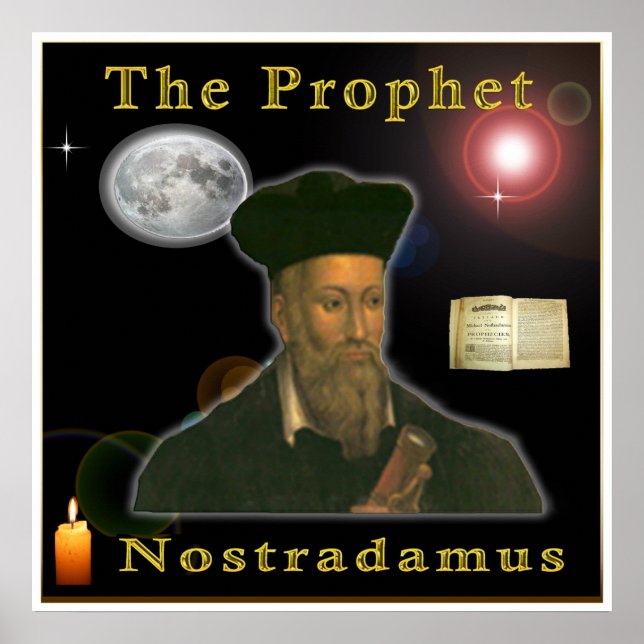 Poster The prophet Nostradamus (Devant)
