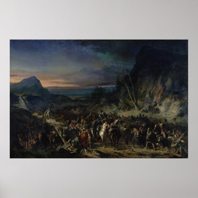 Poster The Ravine, Campagne de 1809, 1843 (Devant)