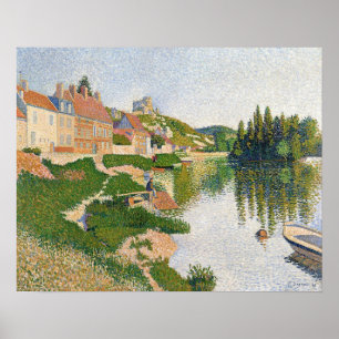 Poster The River Bank, Petit-Andely, 1886