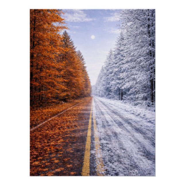 Poster The Road Between Seasons – Time and Choice  (Devant)