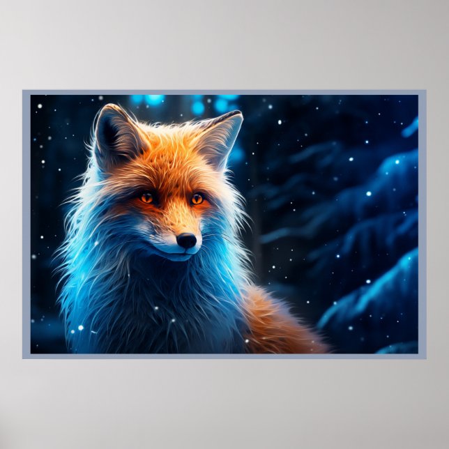 Poster The Roaming Fox of the Forest (Devant)