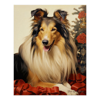 Poster The Rough Collie Dog 003 - Odessa Leyendecker