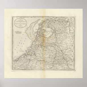 Poster The Seven United Provinces of Holland