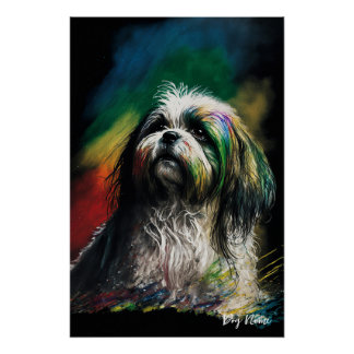 Poster The Shih Tzu Dog - Composition 007