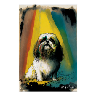 Poster The Shih Tzu Dog - Composition 009