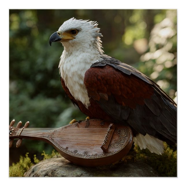 Poster The Silent Minstrel of the Forest (Devant)