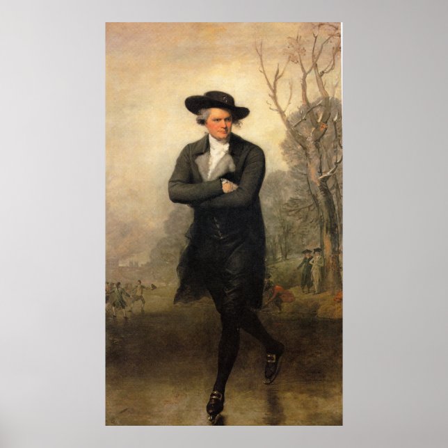 Poster The Skater, par Gilbert Stuart (Devant)
