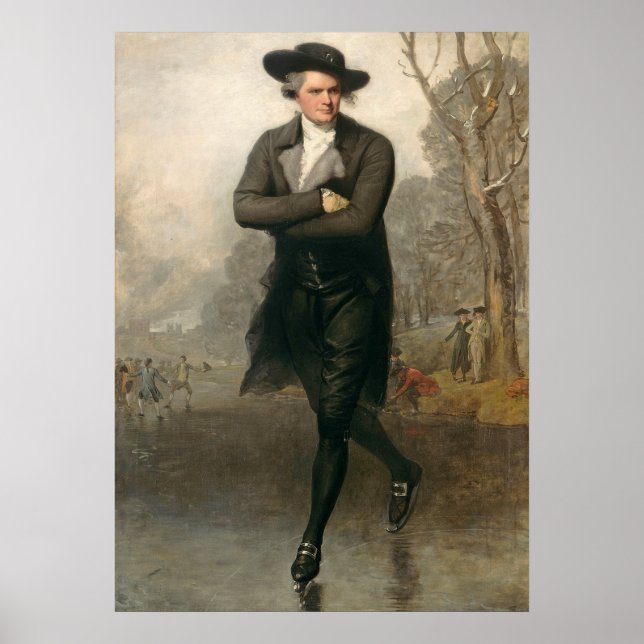 Poster The Skater (Portrait de William Grant) (Devant)