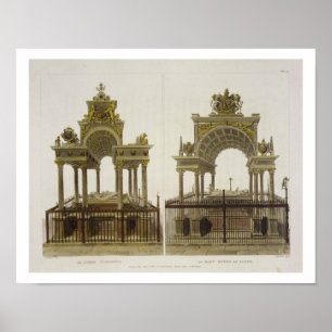 Poster The Tombs of Queen Elizabeth I and Mary Queen of S