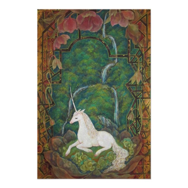 Poster The Unicorn's Secret Garden (Devant)