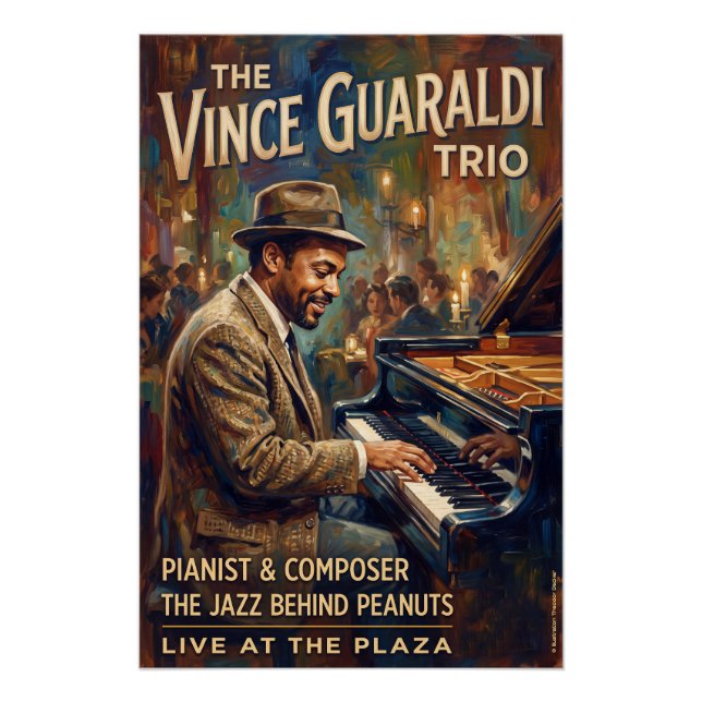Poster The Vince Guaraldi Trio  (Devant)