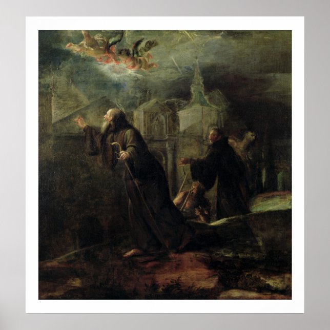Poster The Vision of St. Francis of Paola (Devant)