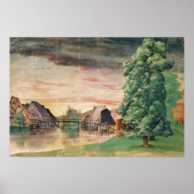 Poster The Watermill, 1495-97 (Devant)