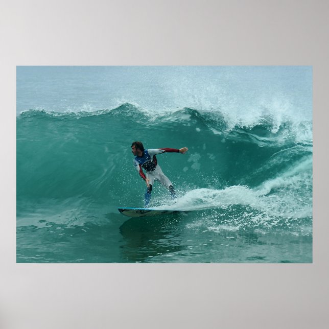 Poster The Wedge, Newport Beach, Californie (Devant)