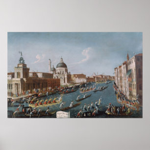 Poster The Women's Regatta on the Grand Canal, Venice
