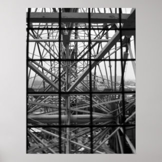 Poster "The Wonder Wheel B&W"